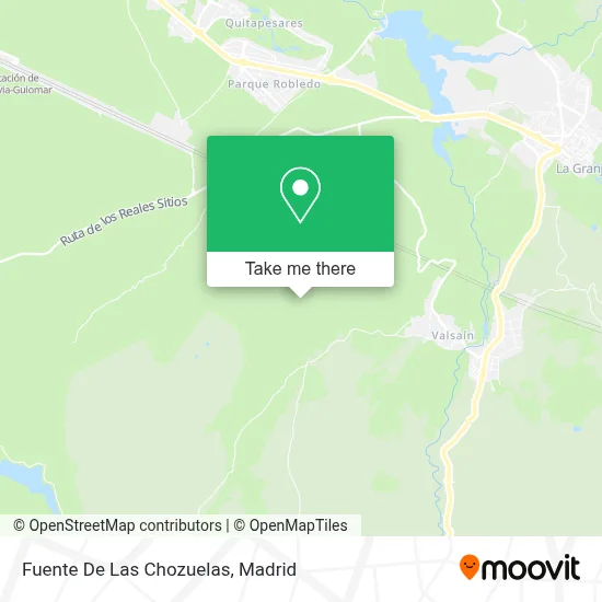 Fuente De Las Chozuelas map