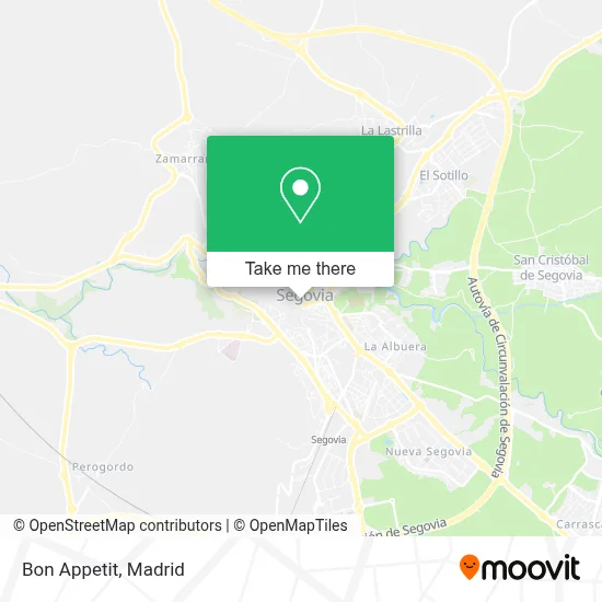 Bon Appetit map
