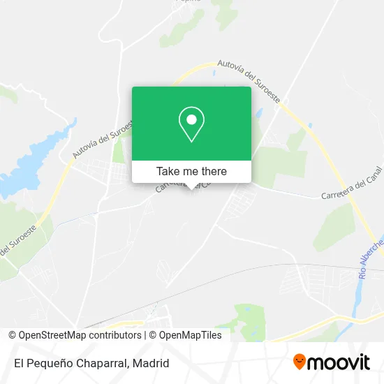 El Pequeño Chaparral map