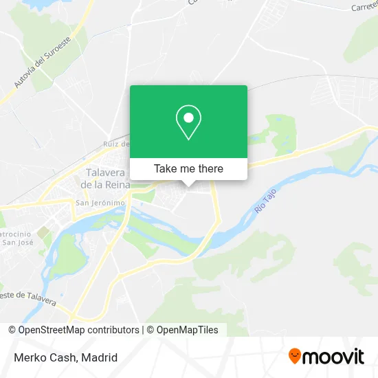Merko Cash map