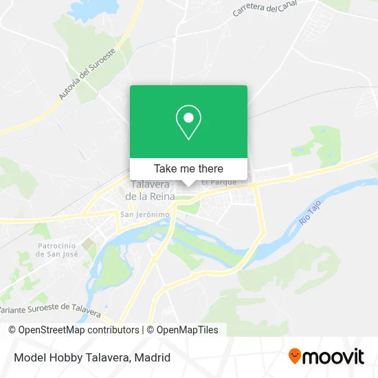 Model Hobby Talavera map