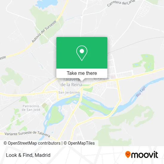 Look & Find map
