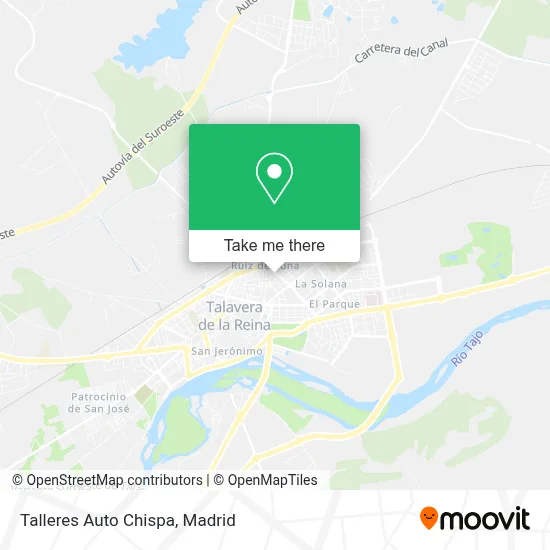 Talleres Auto Chispa map