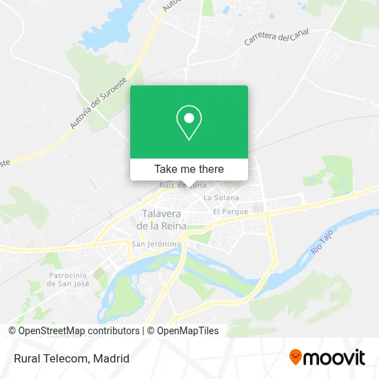 mapa Rural Telecom