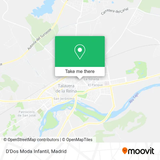 D'Dos Moda Infantil map