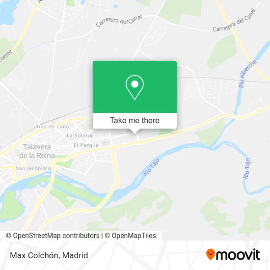 Max Colchón map