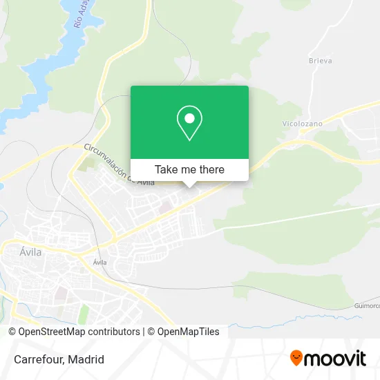 Carrefour map