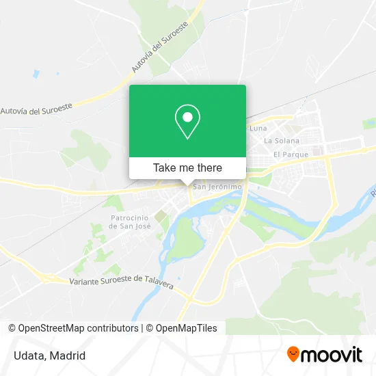 Udata map