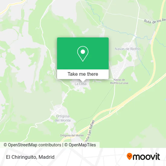 El Chiringuito map