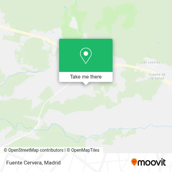 Fuente Cervera map