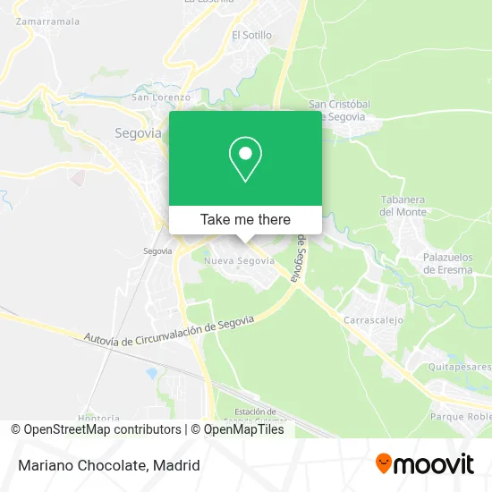 Mariano Chocolate map