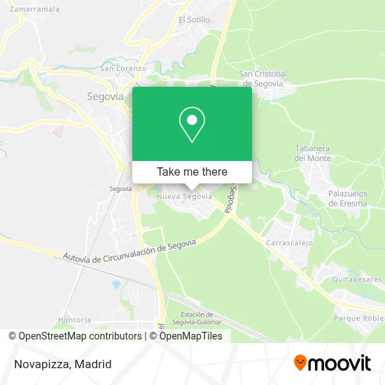 Novapizza map