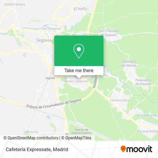 Cafetería Expressate map