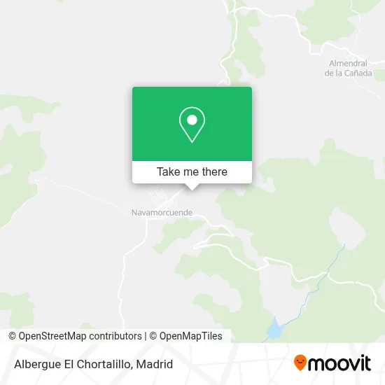 Albergue El Chortalillo map
