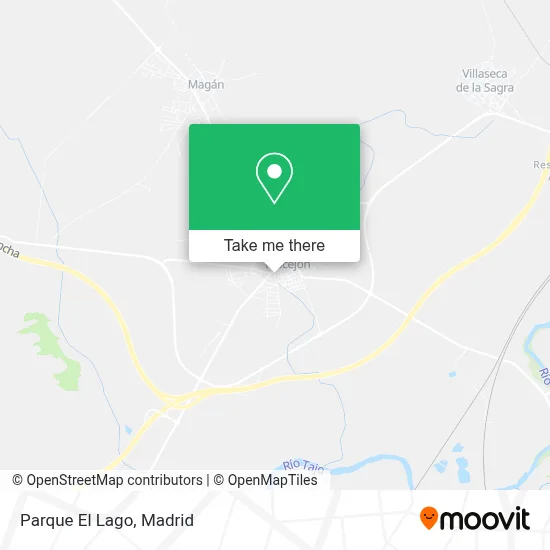 Parque El Lago map