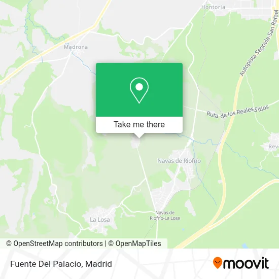 Fuente Del Palacio map