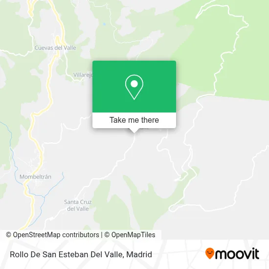 Rollo De San Esteban Del Valle map