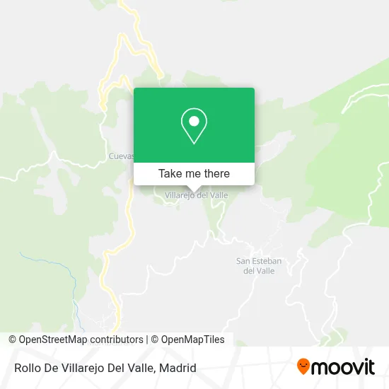 Rollo De Villarejo Del Valle map