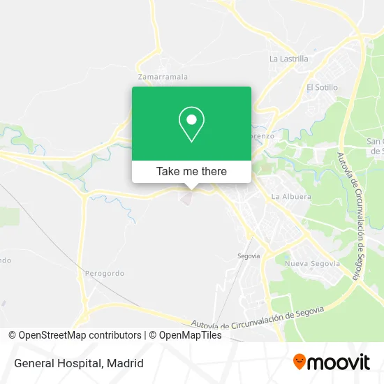 Hospital General map
