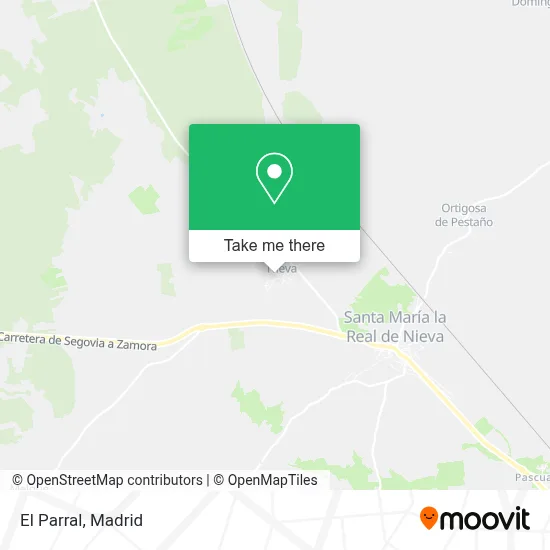 El Parral map