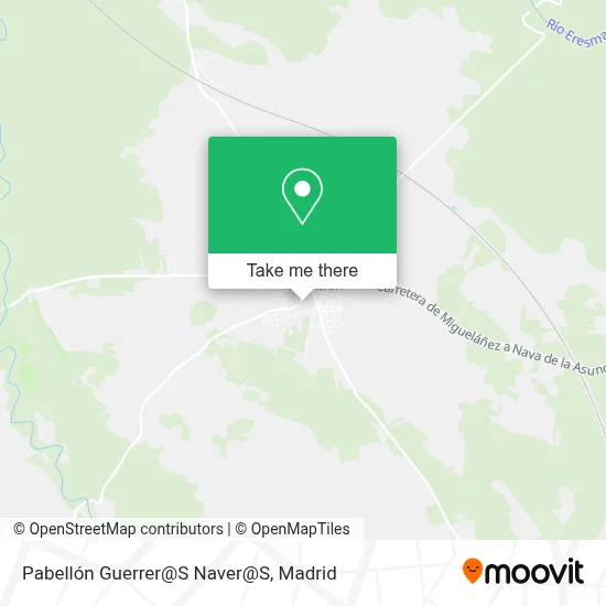 mapa Pabellón Guerrer@S Naver@S