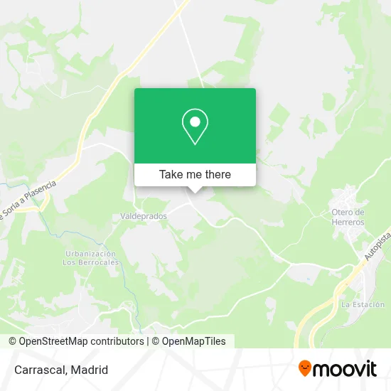 Carrascal map