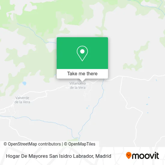 Hogar De Mayores San Isidro Labrador map