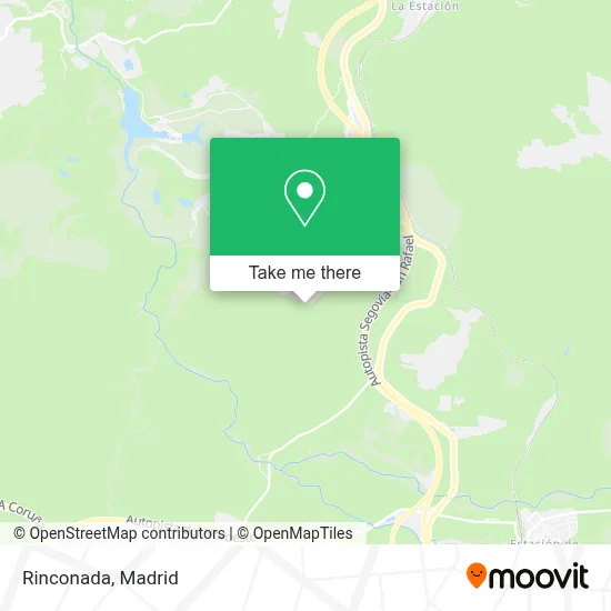 Rinconada map