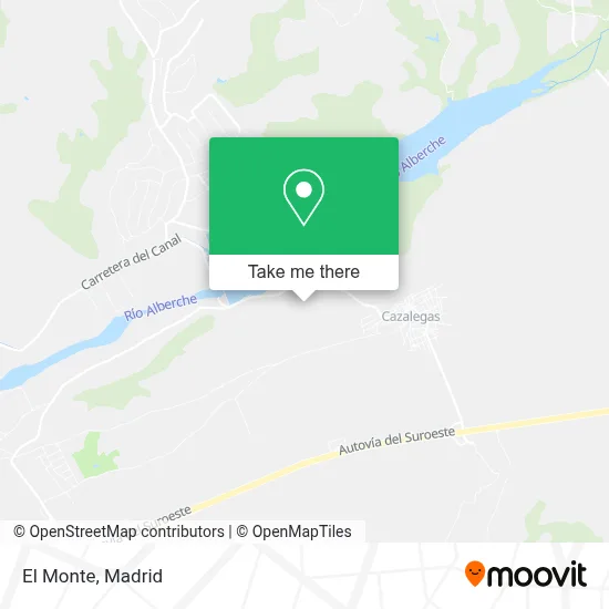 El Monte map