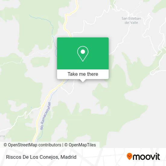 Riscos De Los Conejos map