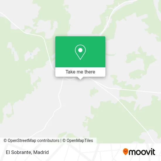 El Sobrante map