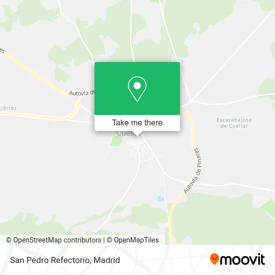 San Pedro Refectorio map