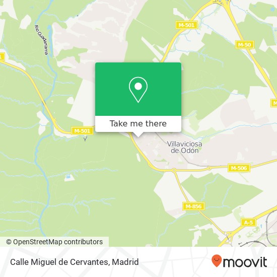 mapa Calle Miguel de Cervantes