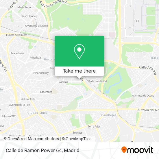 Calle de Ramón Power 64 map