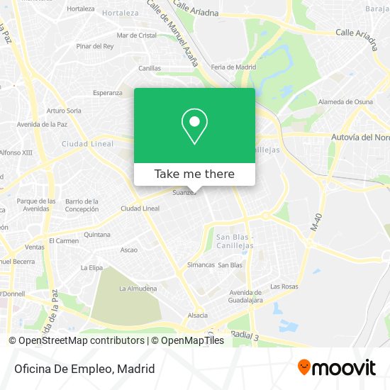 Oficina De Empleo map