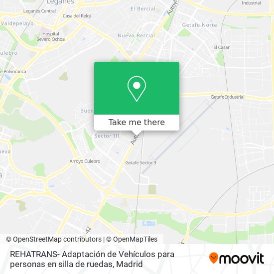 REHATRANS- Adaptación de Vehículos para personas en silla de ruedas map