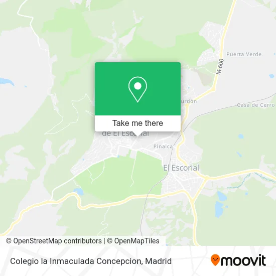 Colegio la Inmaculada Concepcion map