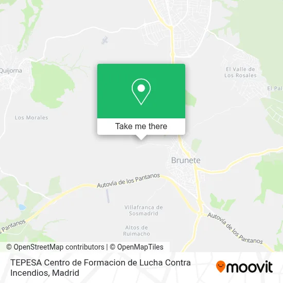 TEPESA Centro de Formacion de Lucha Contra Incendios map