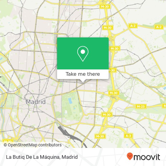 La Butiq De La Máquina map