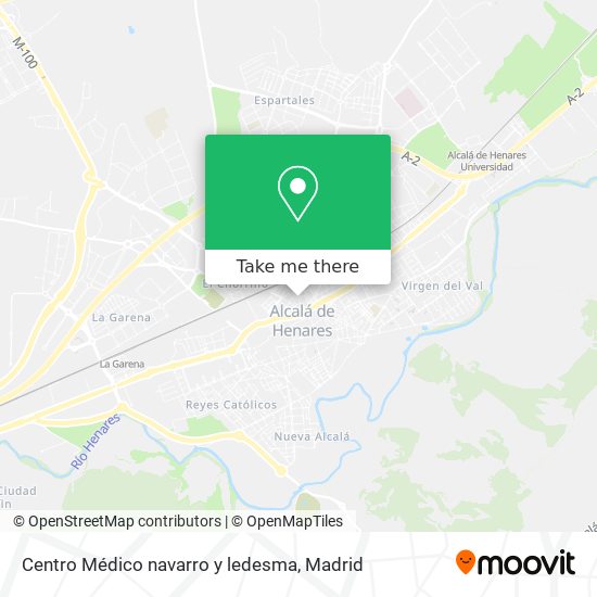 mapa Centro Médico navarro y ledesma