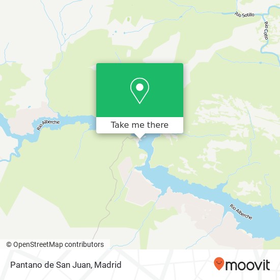 Pantano de San Juan map