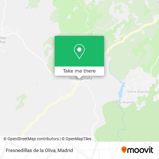 mapa Fresnedillas de la Oliva