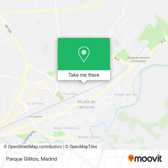 Parque Gilitos map