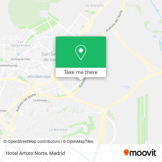 Hotel Arturo Norte map