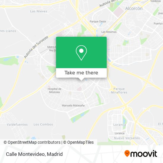 mapa Calle Montevideo