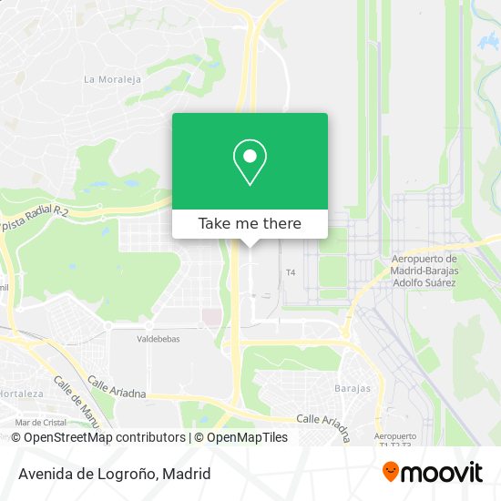 mapa Avenida de Logroño