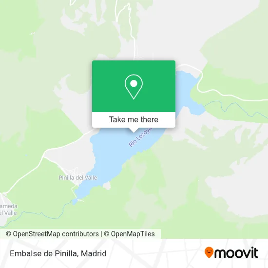 Embalse de Pinilla map