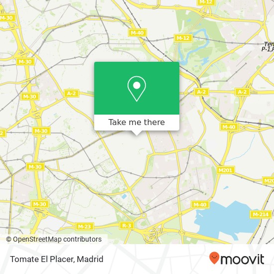 mapa Tomate El Placer