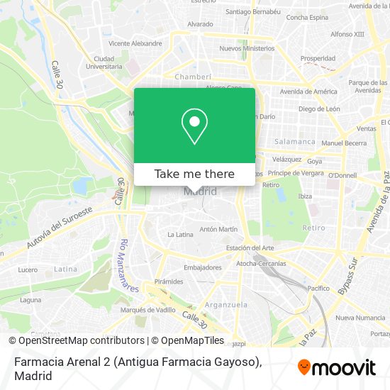 Farmacia Arenal 2 (Antigua Farmacia Gayoso) map