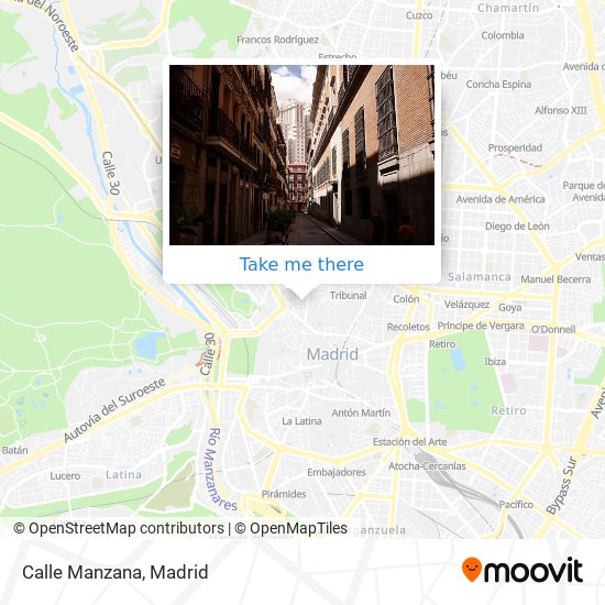 Calle Manzana map